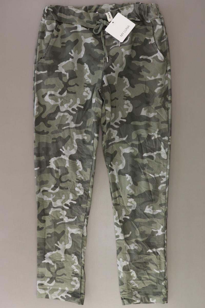 New Collection Stoffhose Gr. S camouflage neu mit Etikett olivgrün aus Polyester