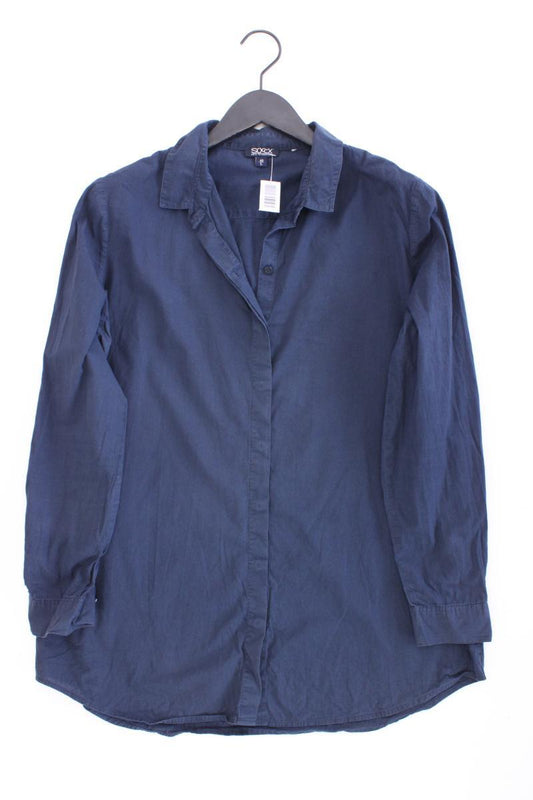 Soccx Langarmbluse Gr. 40 blau