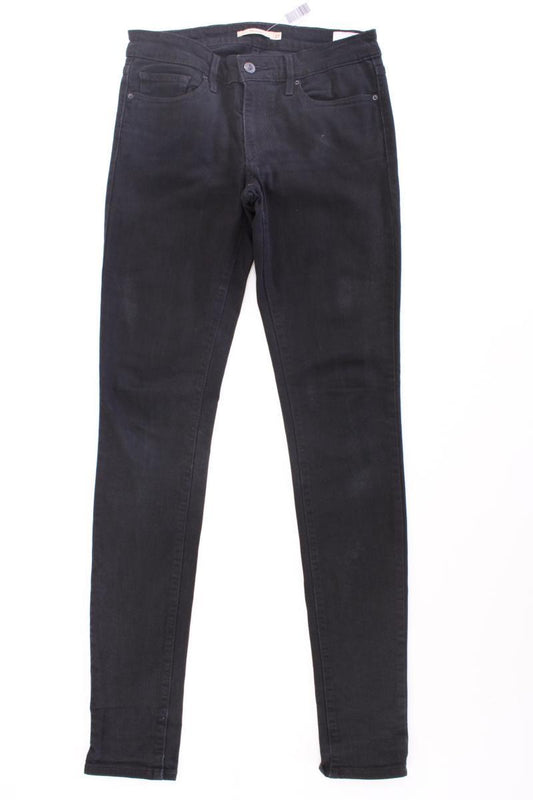 Levi's Skinny Jeans Gr. W27/L34 schwarz aus Baumwolle