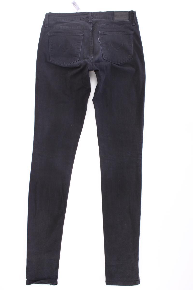 Levi's Skinny Jeans Gr. W27/L34 schwarz aus Baumwolle