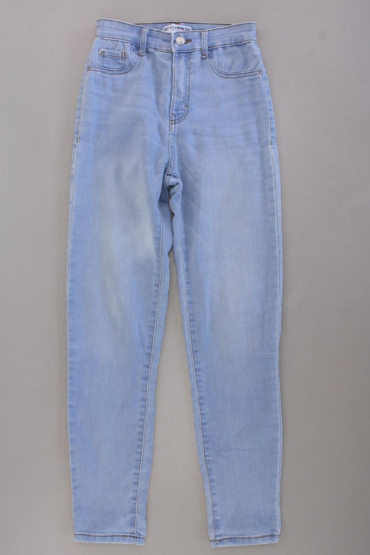 Pull&Bear Skinny Jeans Gr. 32 blau