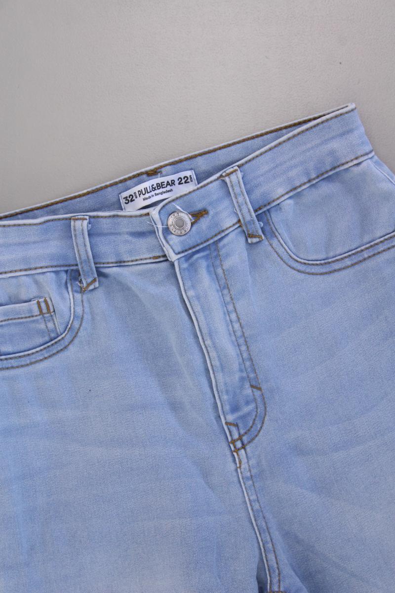 Pull&Bear Skinny Jeans Gr. 32 blau