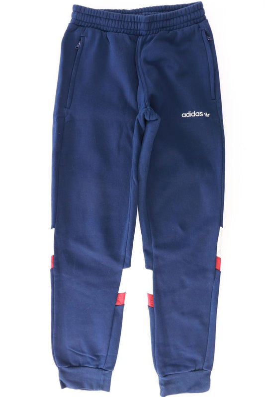 Adidas Jogginghose Gr. S blau aus Baumwolle