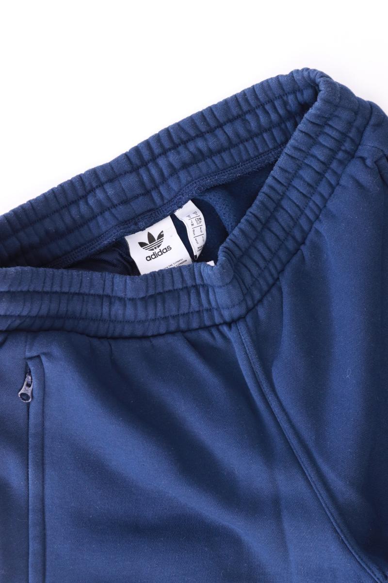 Adidas Jogginghose Gr. S blau aus Baumwolle