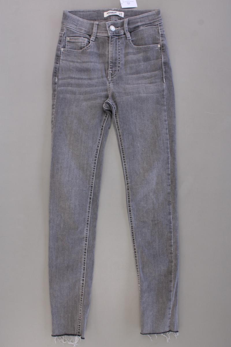 Pull&Bear Skinny Jeans Gr. 34 grau