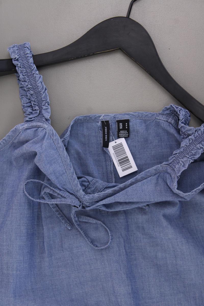 Vero Moda Trägertop Gr. S blau aus Baumwolle