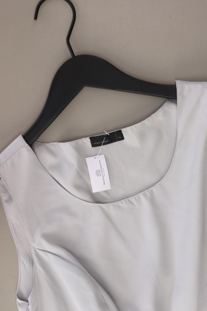 Vero Moda Abendkleid Gr. 36 Ärmellos grau aus Polyester