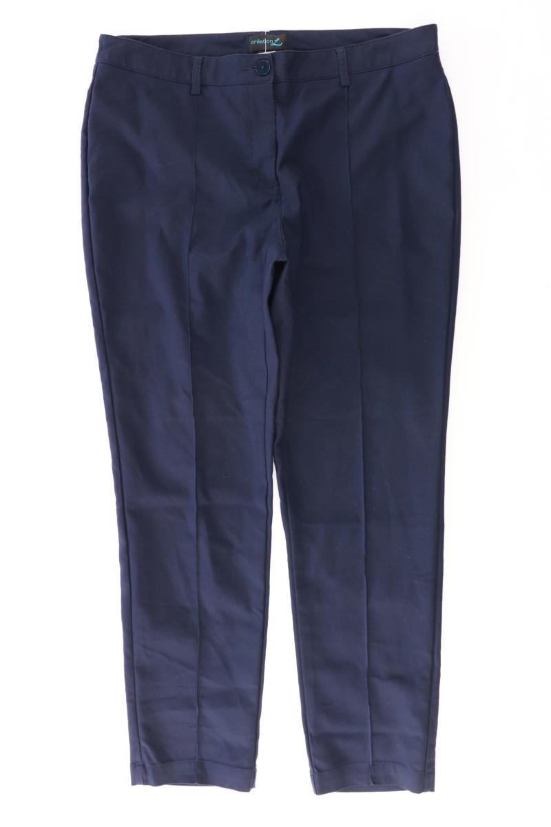 création L Stoffhose Gr. Kurzgröße 21 blau aus Polyester