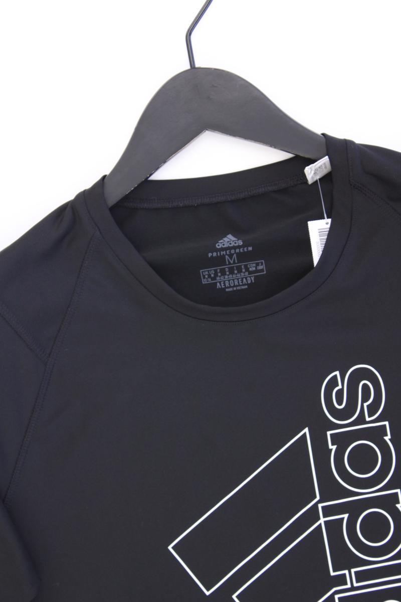 Adidas Sportshirt Gr. M neuwertig Kurzarm schwarz aus Polyester