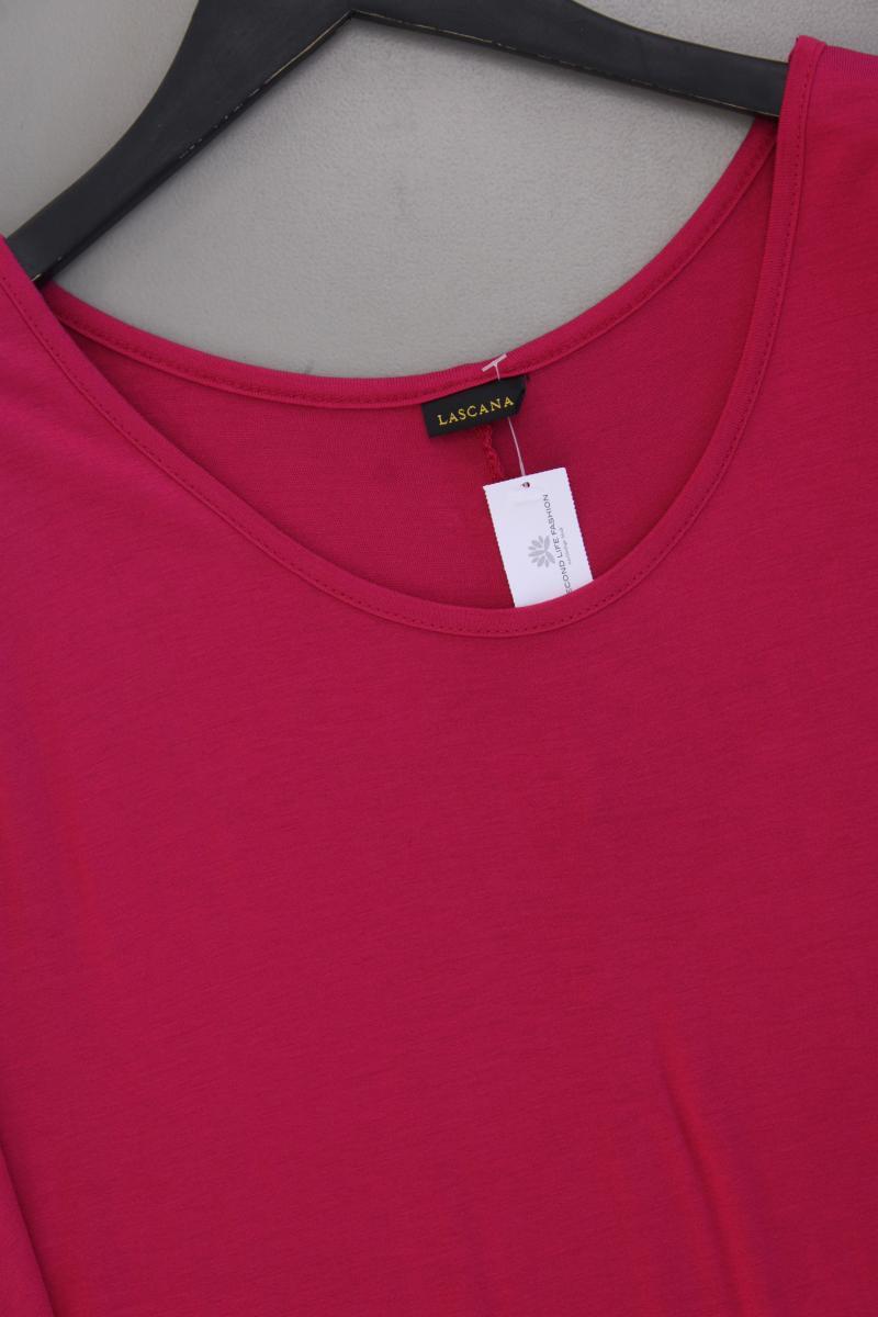 Lascana T-Shirt Gr. 44/46 neuwertig Kurzarm pink aus Viskose