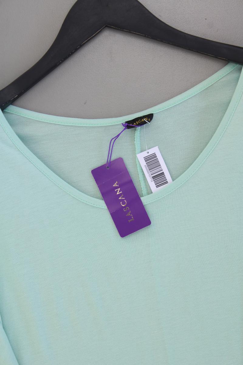 Lascana T-Shirt Gr. 44/46 neu mit Etikett Kurzarm grün aus Viskose