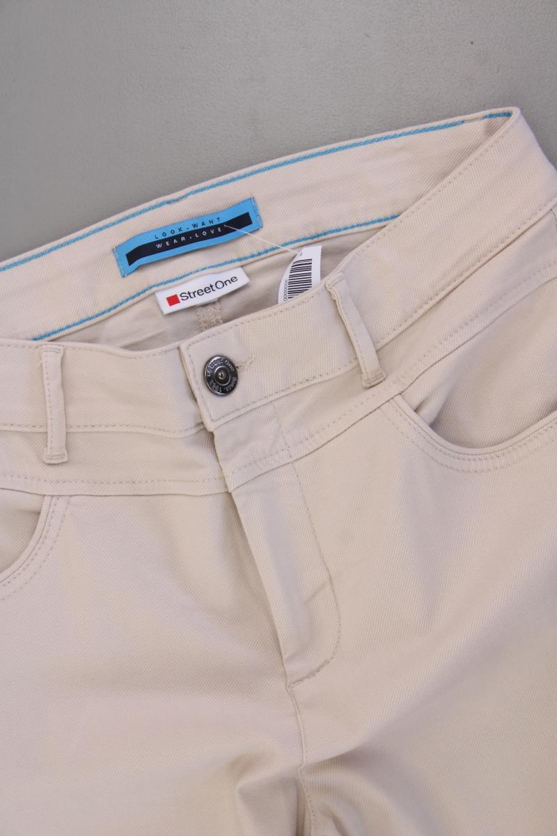 Street One Straight Jeans Gr. 38/L28 neuwertig Modell York creme aus Baumwolle
