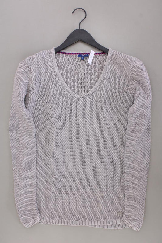 Tom Tailor Pullover mit Glitzergarn Gr. S grau aus Baumwolle