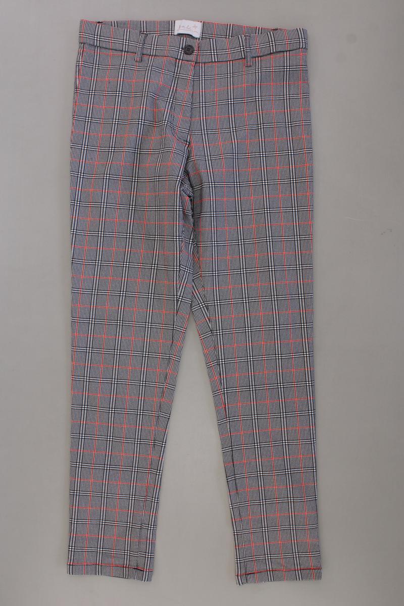 Nala Stoffhose Gr. 40 kariert grau aus Viskose