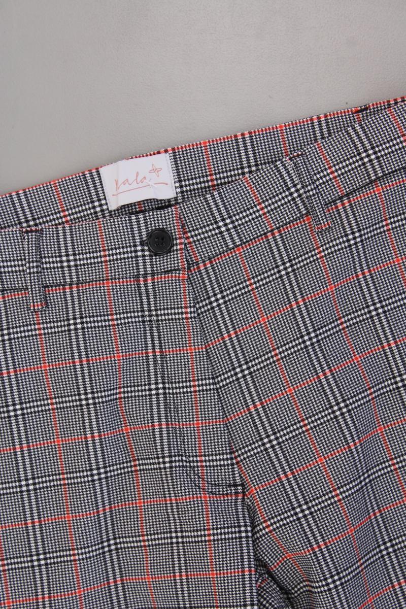 Nala Stoffhose Gr. 40 kariert grau aus Viskose