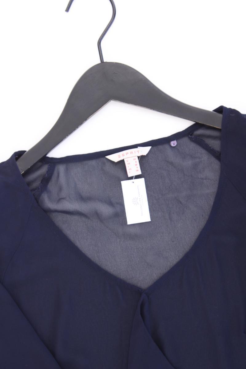 Esprit Langarmbluse Gr. 34 blau