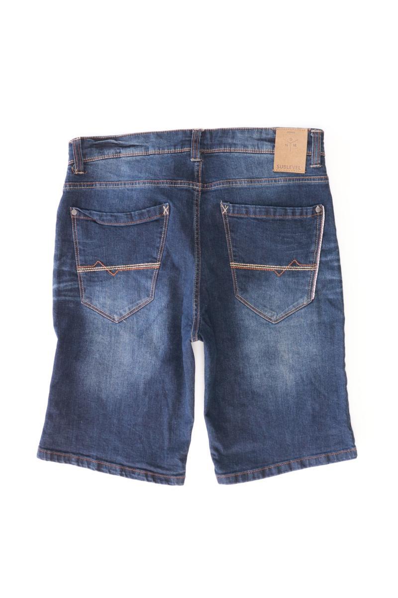 sublevel shorts für Herren Gr. W33 blau aus Baumwolle