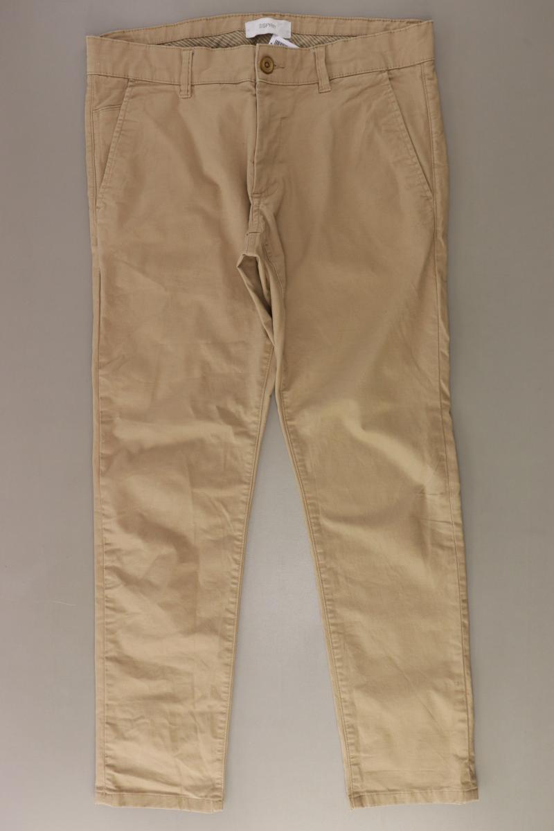 Esprit Chinohose für Herren Gr. W31/L30 creme aus Baumwolle