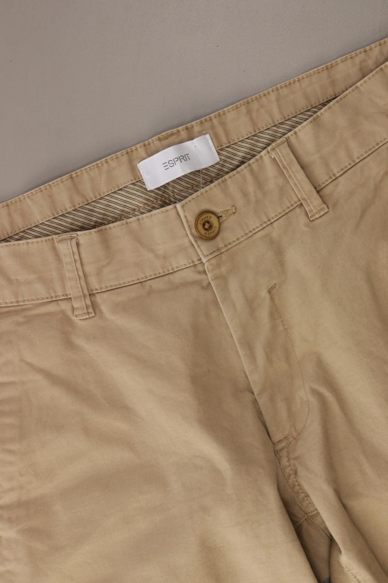 Esprit Chinohose für Herren Gr. W31/L30 creme aus Baumwolle