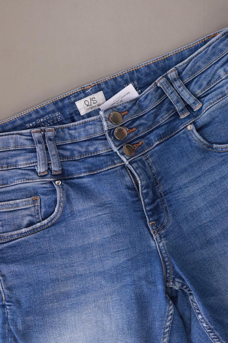 QS by s.Oliver Straight Jeans Gr. 36/L30 blau aus Baumwolle