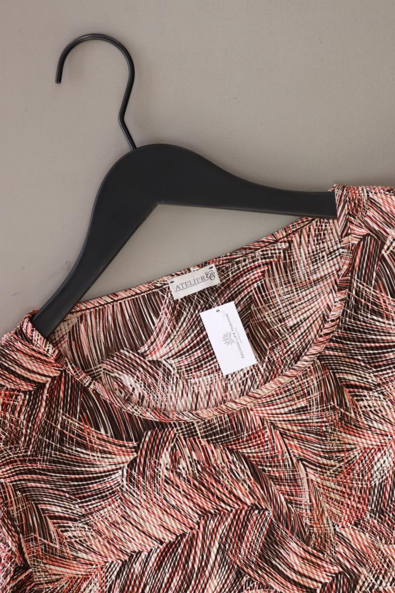 Atelier GS Regular Bluse Gr. Kurzgröße 20 3/4 Ärmel orange aus Polyester