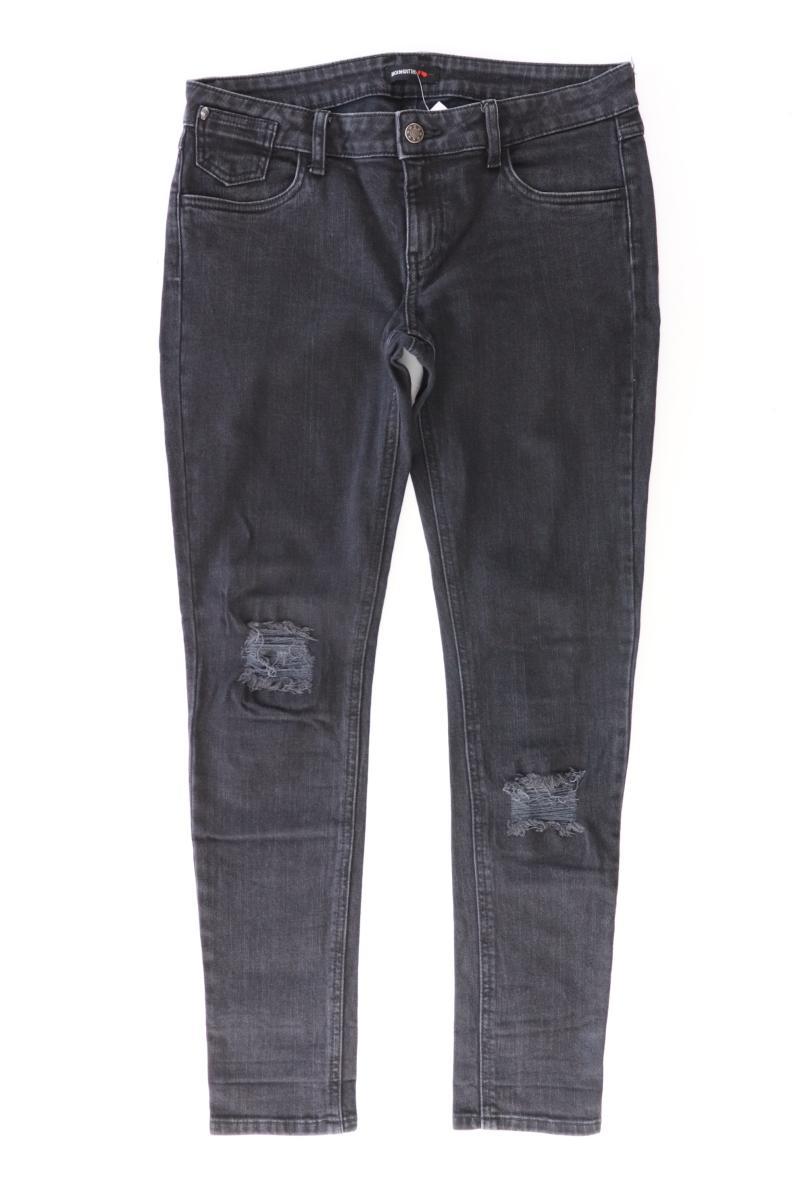 Rockgewitter Straight Jeans Gr. W29 schwarz aus Baumwolle