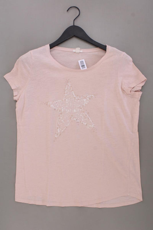 Esprit Printshirt Gr. L Kurzarm rosa