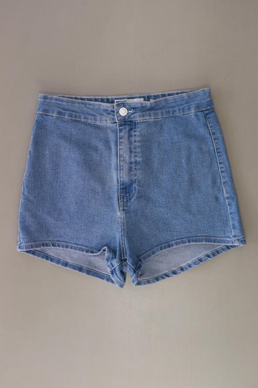 Bershka Jeansshorts Gr. 38 blau aus Baumwolle