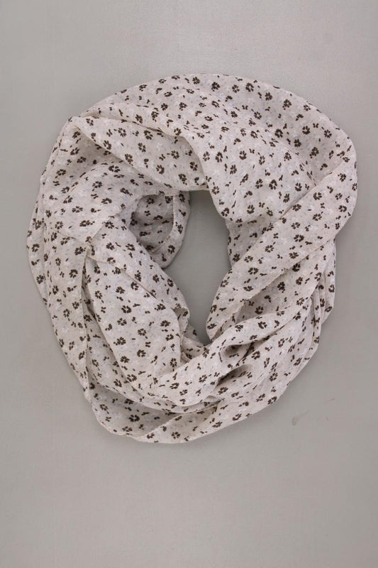 Loop mit Blumenmuster grau