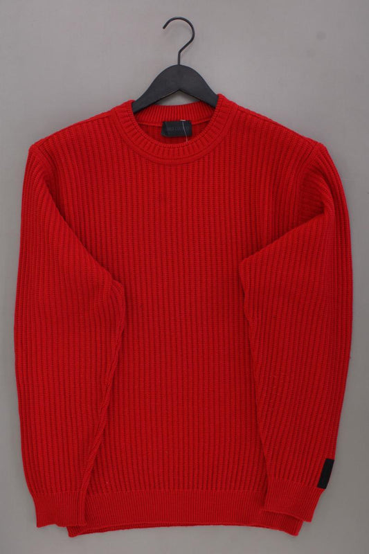 Carlo Colucci Wollpullover für Herren Gr. 52 rot