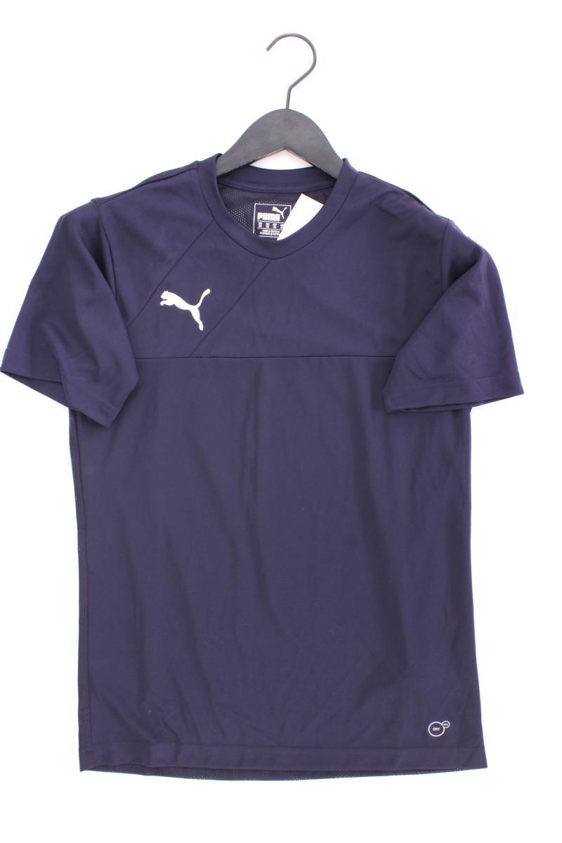 Puma Sportshirt Gr. XS neu mit Etikett Kurzarm blau aus Polyester