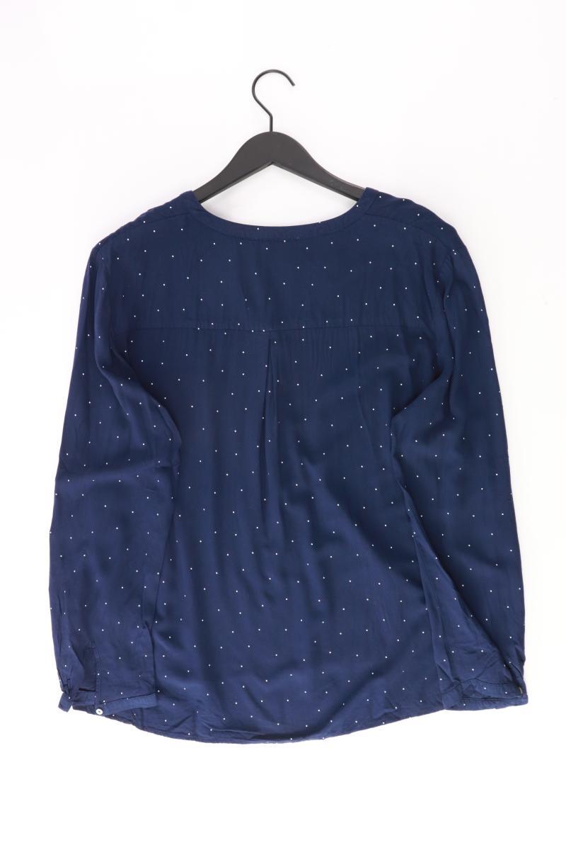 Esprit Langarmbluse Gr. 36 blau aus Viskose