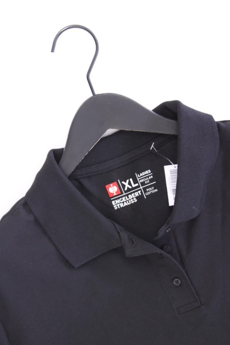 Engelbert + Strauss Poloshirt Gr. XL neuwertig Kurzarm schwarz aus Baumwolle
