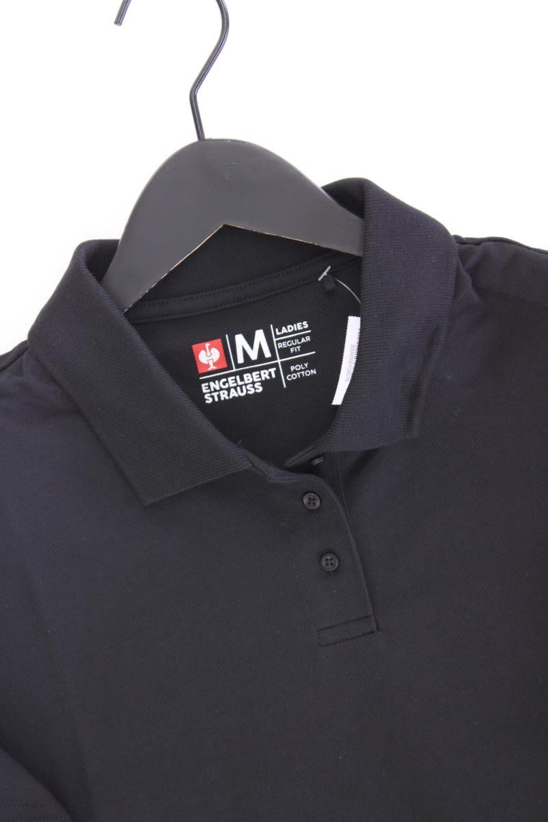 Engelbert + Strauss Poloshirt Gr. M neuwertig Kurzarm schwarz aus Baumwolle