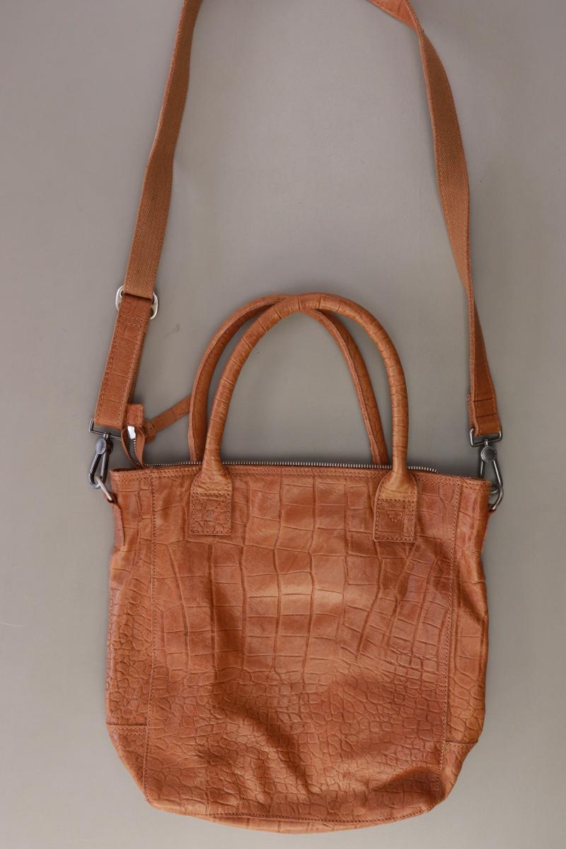 Cowboysbag Henkeltasche braun aus Leder