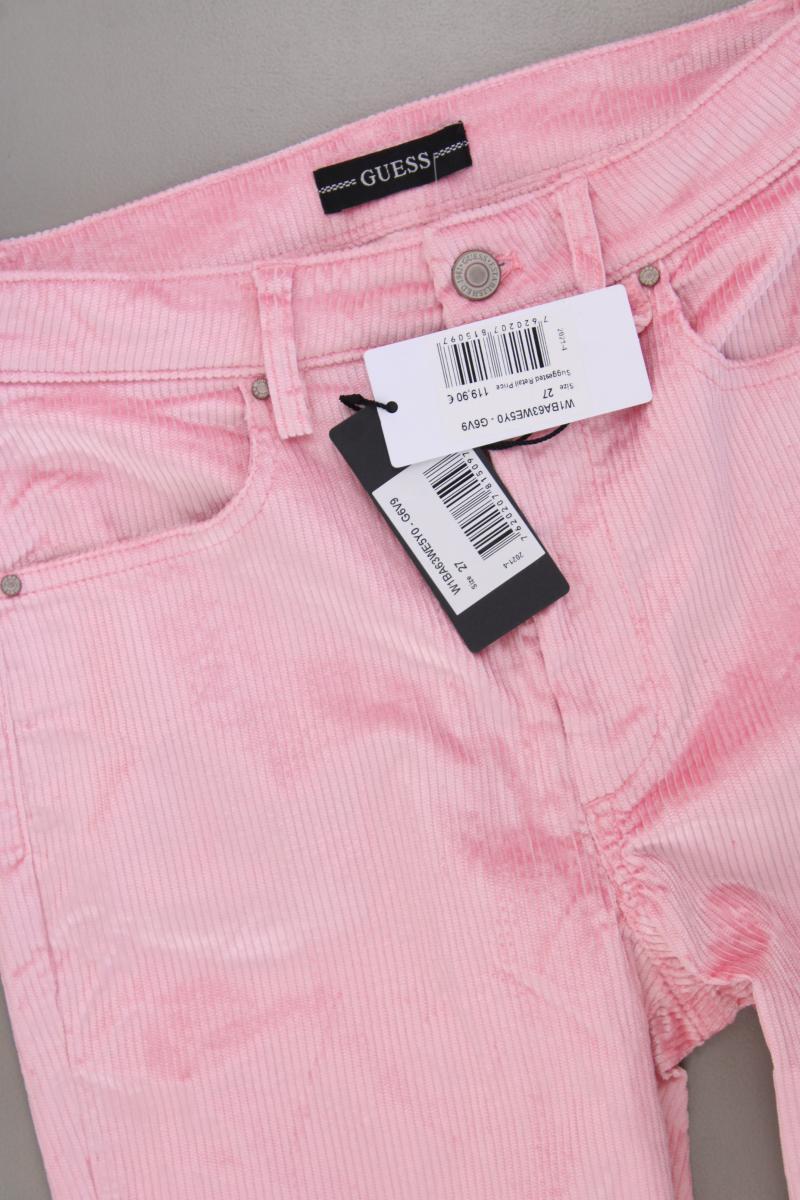 Guess Cordhose Gr. W27 neu mit Etikett Neupreis: 119,9€! rosa aus Baumwolle