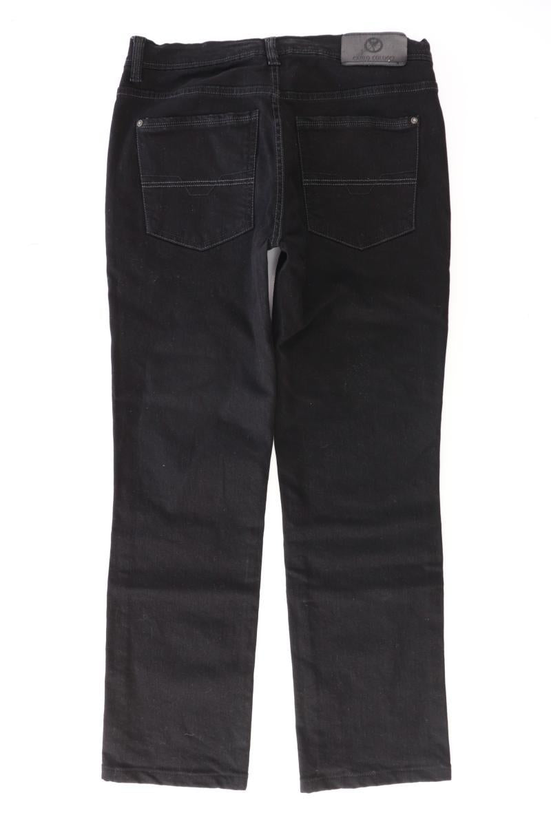 Carlo Colucci Straight Jeans Gr. W32/L32 schwarz aus Baumwolle