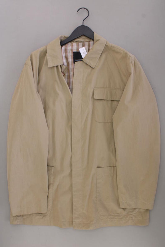 Carlo Colucci Übergangsjacke für Herren Gr. 54 braun aus Baumwolle