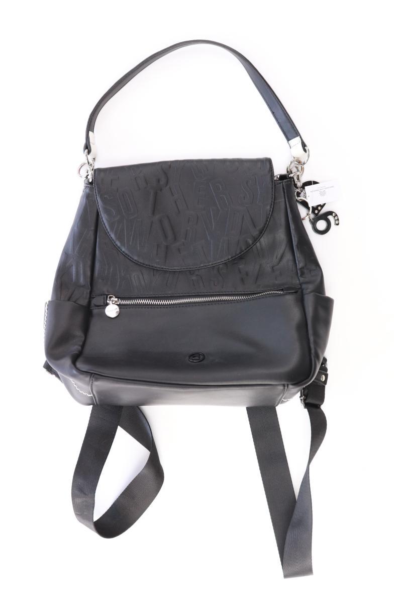 Desigual Rucksack schwarz aus Kunstleder