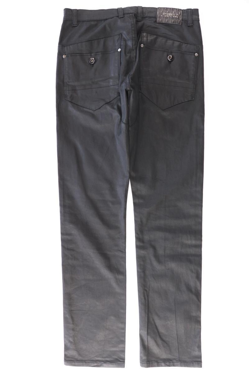 Lagerfeld Five-Pocket-Hose für Herren Gr. W31/L34 schwarz aus Baumwolle