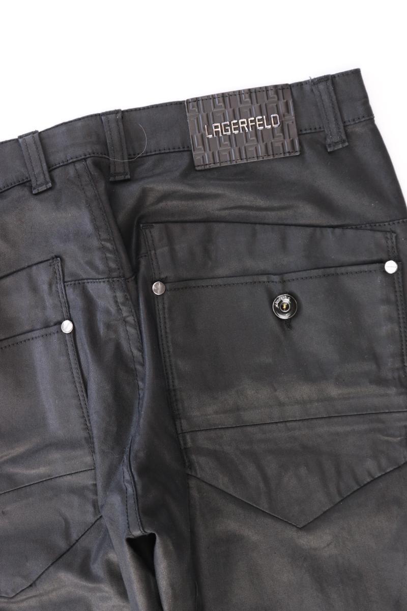 Lagerfeld Five-Pocket-Hose für Herren Gr. W31/L34 schwarz aus Baumwolle