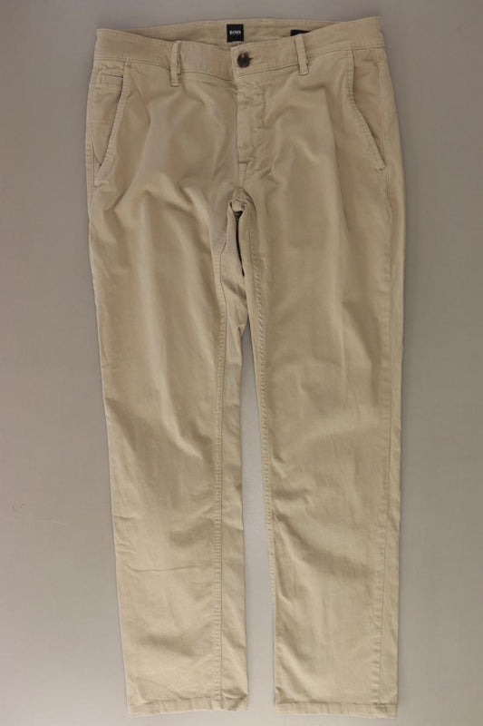 BOSS by Hugo Boss Hose für Herren Gr. W33/L32 creme aus Baumwolle