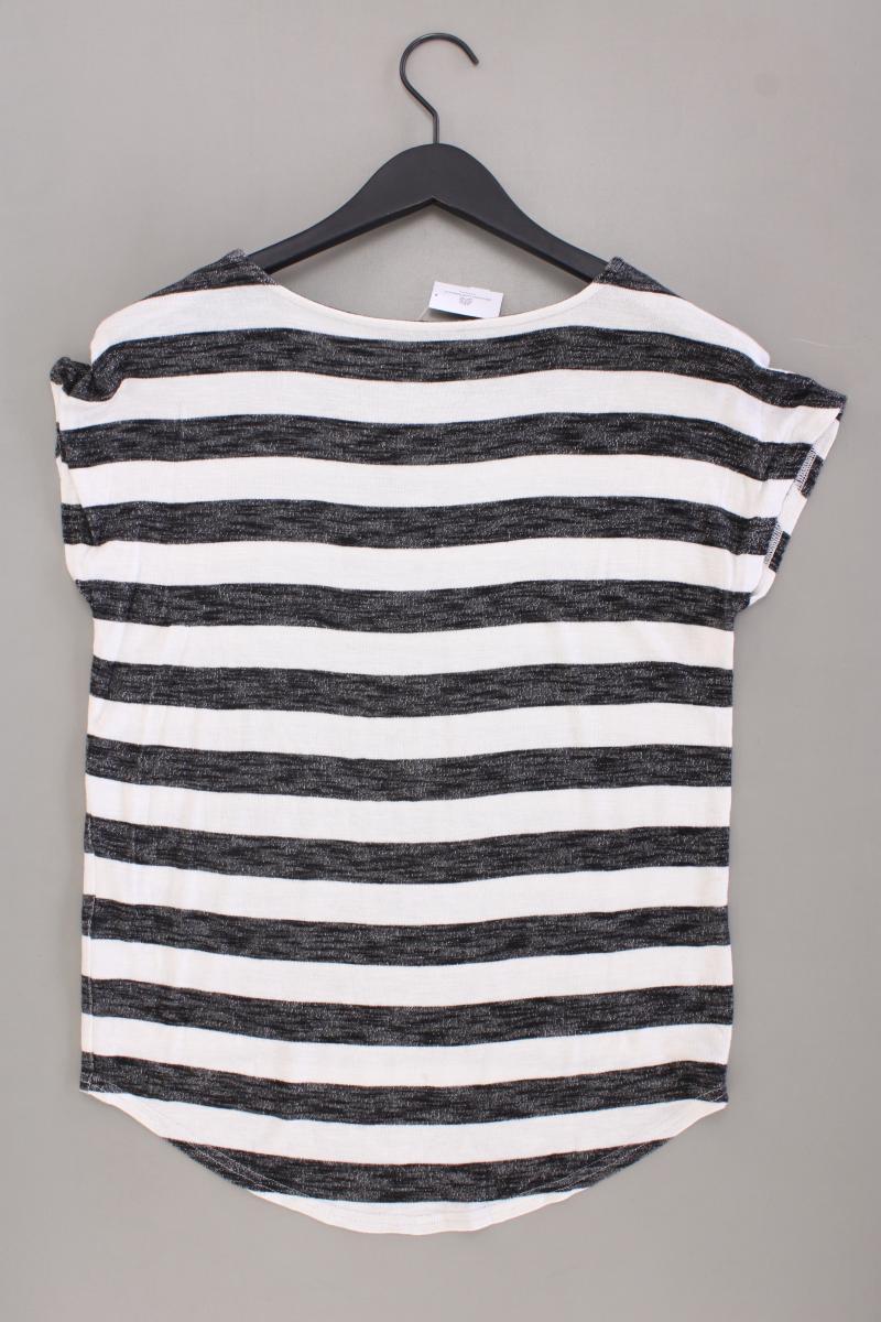 PIGALLE Ringelshirt Gr. XS gestreift Kurzarm grau aus Viskose