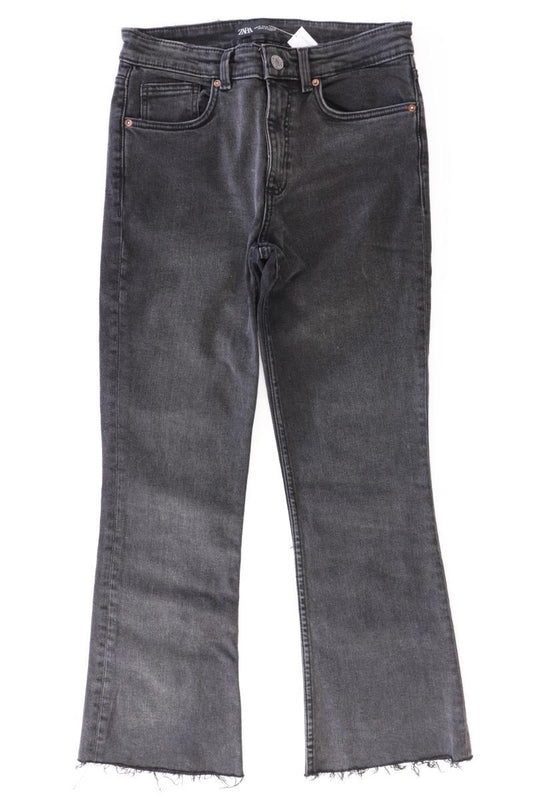Zara Regular Jeans Gr. 38 schwarz aus Baumwolle