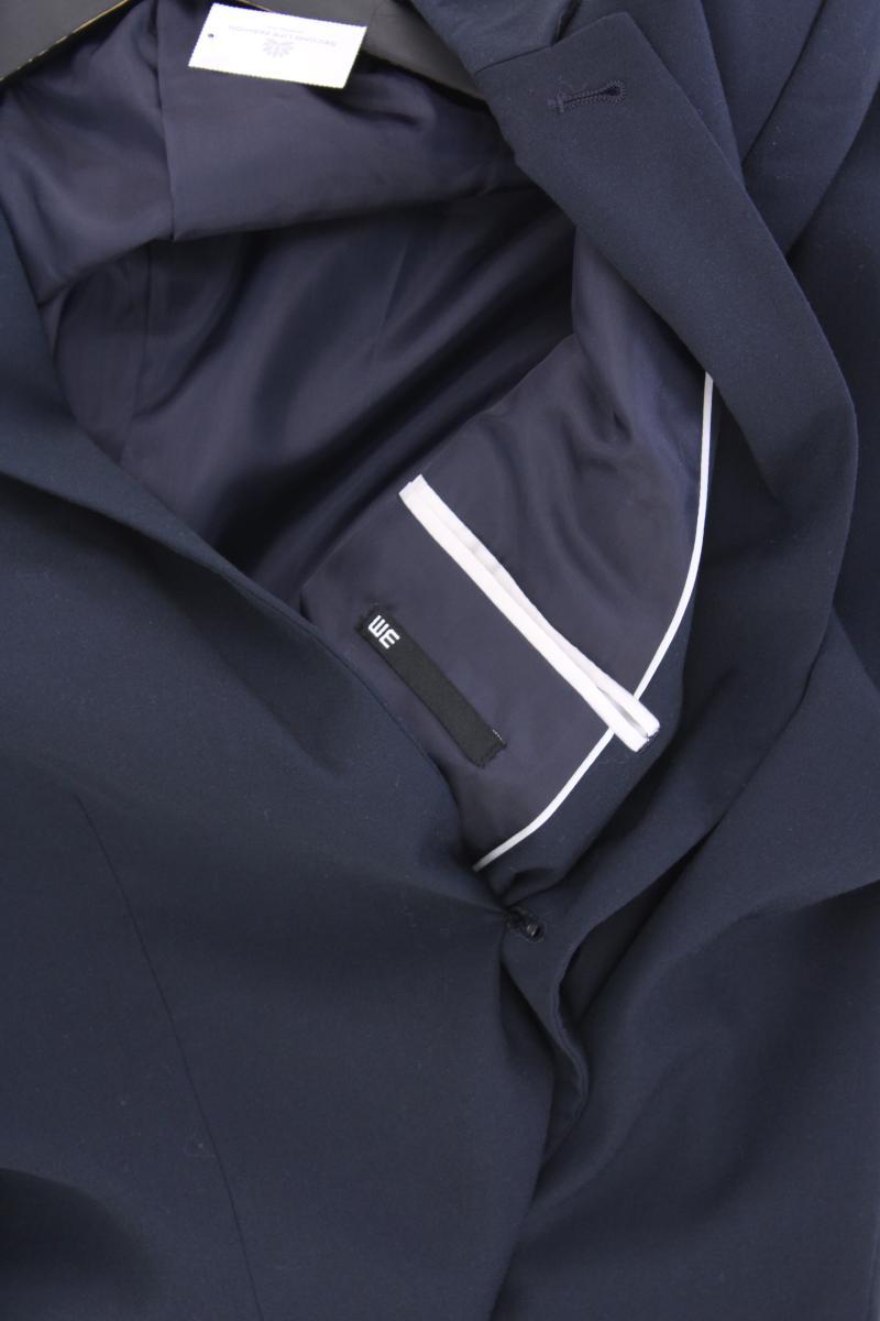 WE Fashion Sakko für Herren Gr. 48 mit Gürtel blau aus Polyester