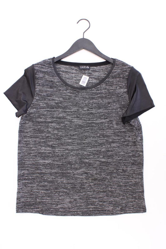 Taifun T-Shirt Gr. 42 Kurzarm grau