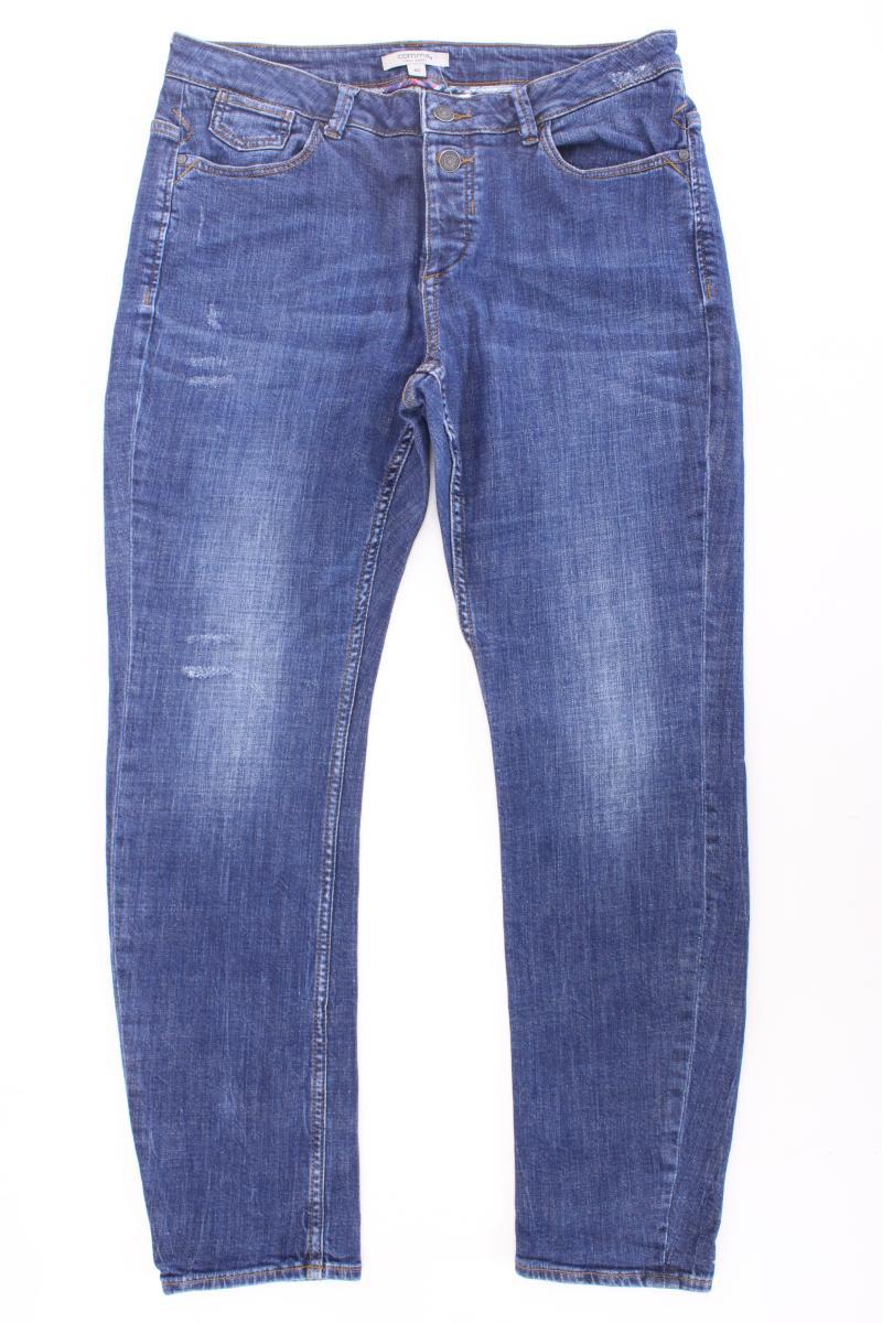 comma, Straight Jeans Gr. 40 blau