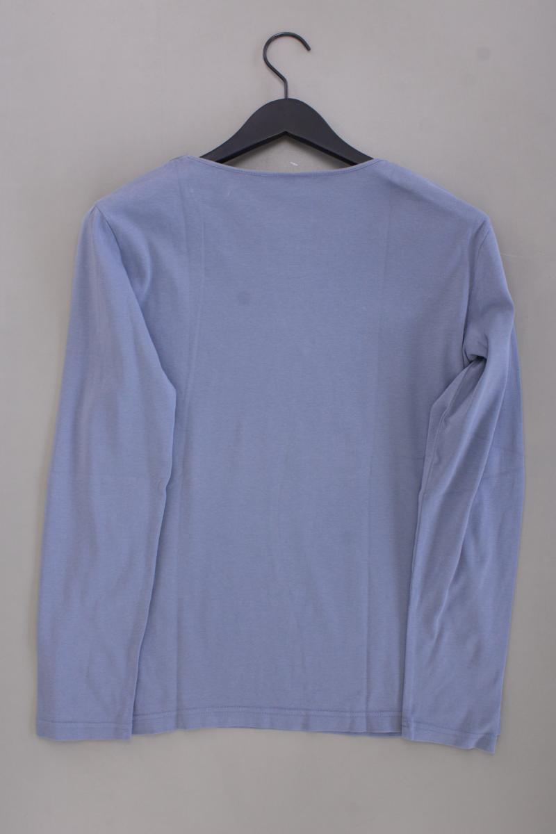 s.Oliver Longsleeve-Shirt Gr. 44 Langarm blau aus Baumwolle