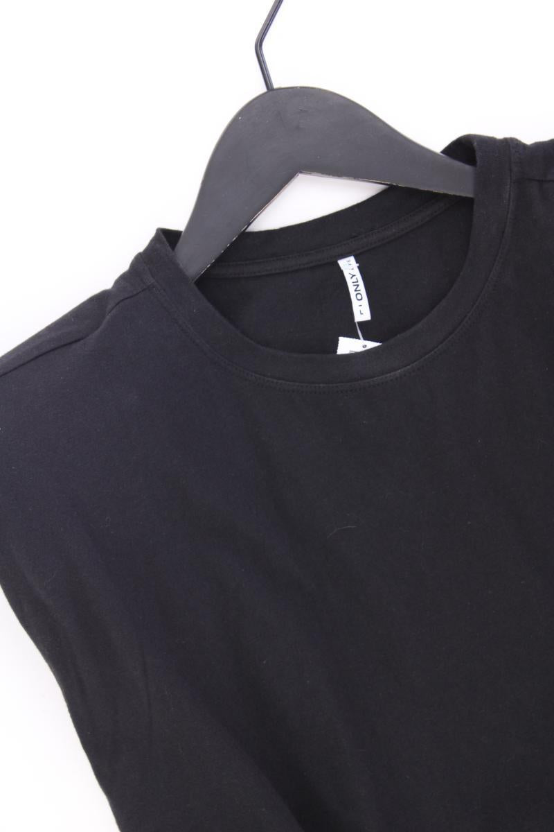 Only Jerseykleid Gr. L Kurzarm schwarz aus Baumwolle