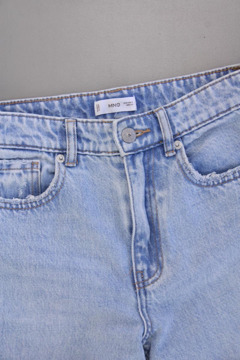 Mango Mom Jeans Gr. XS blau aus Baumwolle